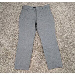 Banana Republic Modern Sloan Pants Women's 10P Petite Grey BI-Stretch Ankle